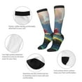 thumbnail image 3 of Fotbe Pond Cute Axolotl Calcetas Divertidas Estampadas para Hombre y Mujer, Calcetas de Algodón hasta la Rodilla para Caminar, Correr, Enfermería y Embarazo, 3 of 6
