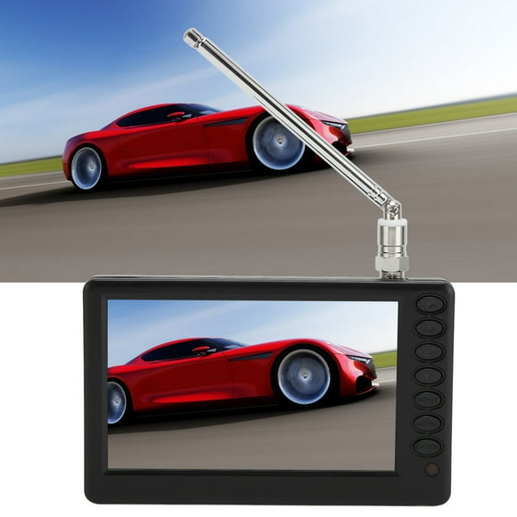 Portable Digital TV, 5 Inch Portable TV Support FM Radio High Sensitivity with Stand for Home
