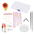 thumbnail image 4 of Mini Ice Fishing Rodand Top Tip Set,Mini Ice Fishing Rod Fish Trackle Accessories Ice Fishing Rod Kit Impressive Results, 4 of 14