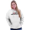 thumbnail image 2 of Dogs Womens Hooded Pullover Sweatshirt Love My Chihuahua Funny Dog Owner Pet Parent, 2 of 2