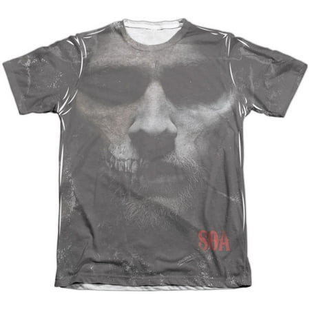 Sons Of Anarchy Men's Jax Skull Sublimation T-shirt White