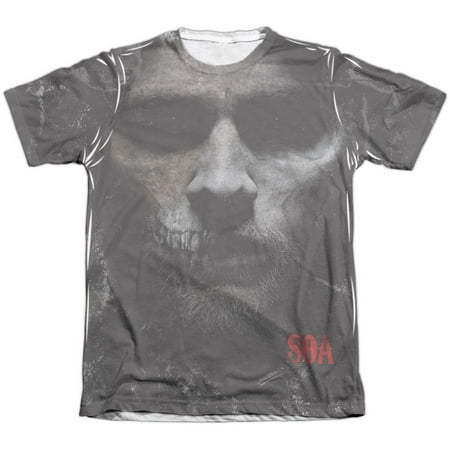Sons Of Anarchy - Jax Skull (Front/Back Print) - Short Sleeve Shirt - (Jax Best Friend Sons Of Anarchy)