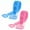Blue, variant on Double-Sided Exfoliating Silicone Scrubber and Long Back Massager For Shower