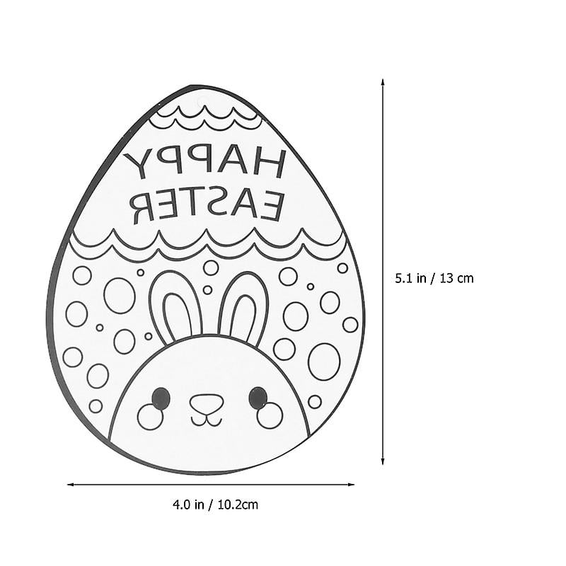 72pcs Easter Scratch Paper