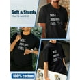 thumbnail image 5 of AllAreN Shirts for Father Best Dad in the World Personalized Father Shirt Cotton Graphic T-Shirts for Dad, 5 of 7