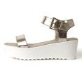 thumbnail image 7 of J. Adams Surf Platform Sandals for Women - Ankle Strap Open Toe  Heels -Stylish Vegan Leather Sandal, 7 of 7