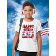 thumbnail image 2 of Happy 4Th Of July 12Th Bday T-Shirt Juniors -Image by Shutterstock,  Medium, 2 of 4
