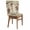 Brown BrulyWood, variant on Sweet Home Chair Back Covers, Western Stars Bird Houses White Wood Plank Removable Chair Covers for Dining Chairs Set of 6, Washable Chairs Slipcovers Back Seat Protector for Wedding Party 19"x20"