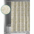 thumbnail image 3 of Farmhouse Yellow Shower Curtains for Bathroom Waterproof Fabric Bath Curtains Decor Bath Tub Curtain Vintage Flower Leaf Botanical Plant Decorative Shower Curtain Sets with 12 Hooks, 72x72 Inch, 3 of 6