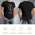 thumbnail image 5 of Iron Sharpens Iron Hip-hop Men's Cotton Short Sleeve HD Print Tee for Casual T-Shirt Crew Neck Top Black 2XL, 5 of 7