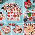 thumbnail image 2 of Pegatinas de papel de calendario de adviento de sellado de embalaje de regalo de Feliz Navidad DIY, etiqueta adhesiva, pegatinas de números, 2 of 4
