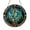 Acrylic 3.5 Inch, variant on Scale Symbol Window Hanging – Stained Glass Style Night Sky Art