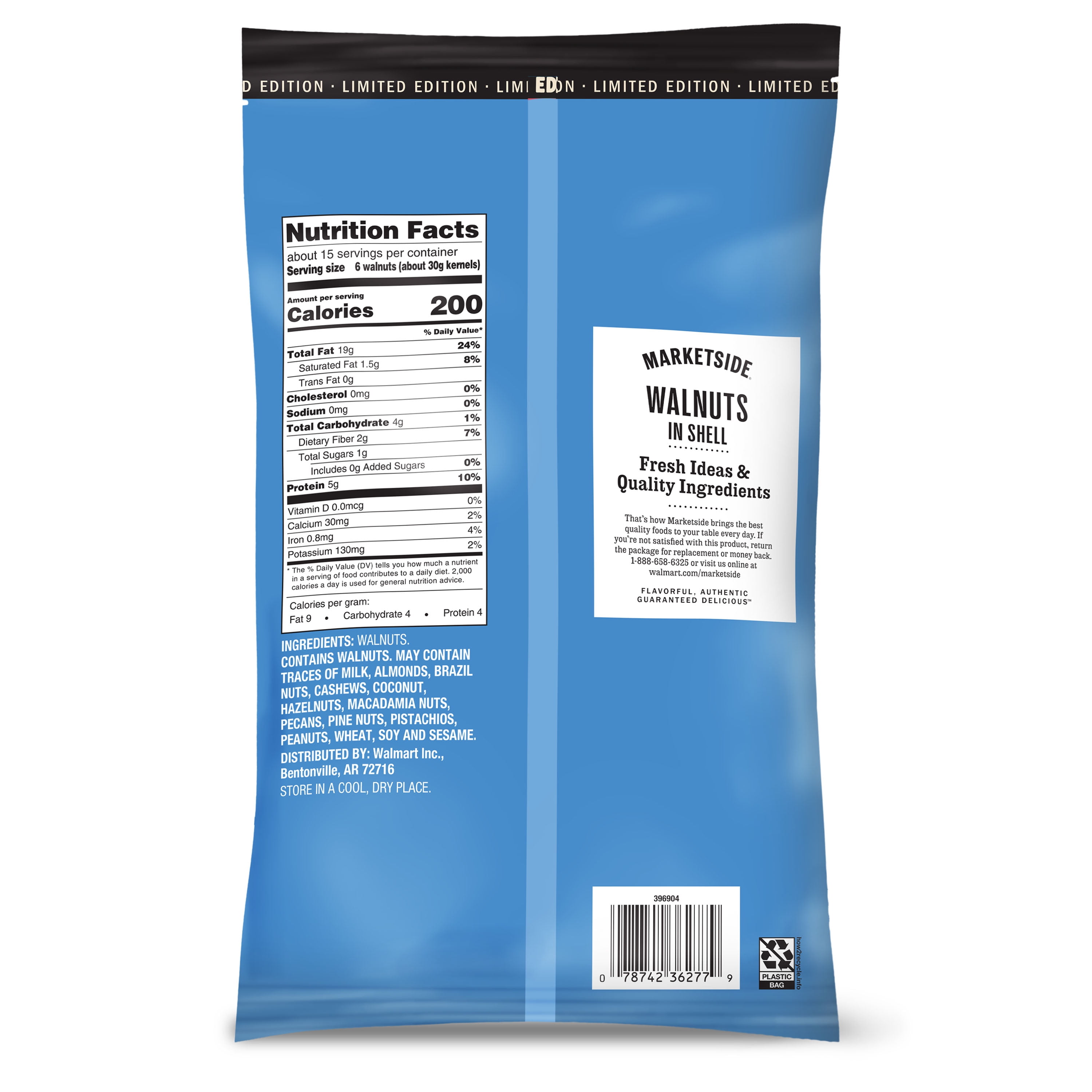 Marketside In-Shell Walnuts, 16 oz