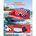 thumbnail image 4 of KFFKFF Towable Tubes for Boating, 2-Rider Inflatable Towable Tube for Boat to Pull, 340 lbs Capacity Water Sports Boating Tubes - with Full Nylon Cover, Dual Tow Points, 4 of 9