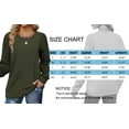 thumbnail image 6 of MOSHU Sweatshirts for Women Crewneck Cable Knit Sleeve Shirts Lightweight Fashion Womens Tops Fall Sweaters, 6 of 10