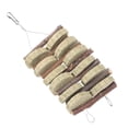 thumbnail image 3 of Pet Grinding Toy Hamster Totoro Small Pet Gnaw Chewing Double‑Row Grass Cake String, 3 of 9