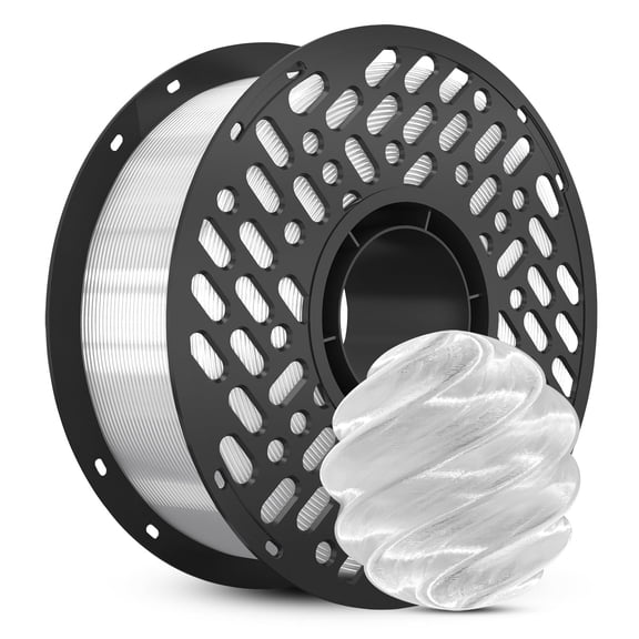 CaiLab PLA  3D Printer Filament Fast FDM Printing PLA Low Warping 1.75mm diameter Accuracy  /- 0.02mm Works with Bambu Lab 2.2lbs(1KG) Spool Clear