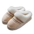 thumbnail image 7 of Wowcloth Women's Plush Slippers – Wide Width Winter Slip-On with Thick Sole & Non-Slip, Cozy Fleece-Lined House Shoes for Indoor Outdoor Use, 7 of 7