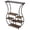 Rustic Brown, variant on Tribesigns 6-Tier Plant Stand, 70.9" Tall Plant Shelf with 10 Hanging Hooks, Vase Shape Ladder Plant Stand, Multi-Purpose Plant Display Rack