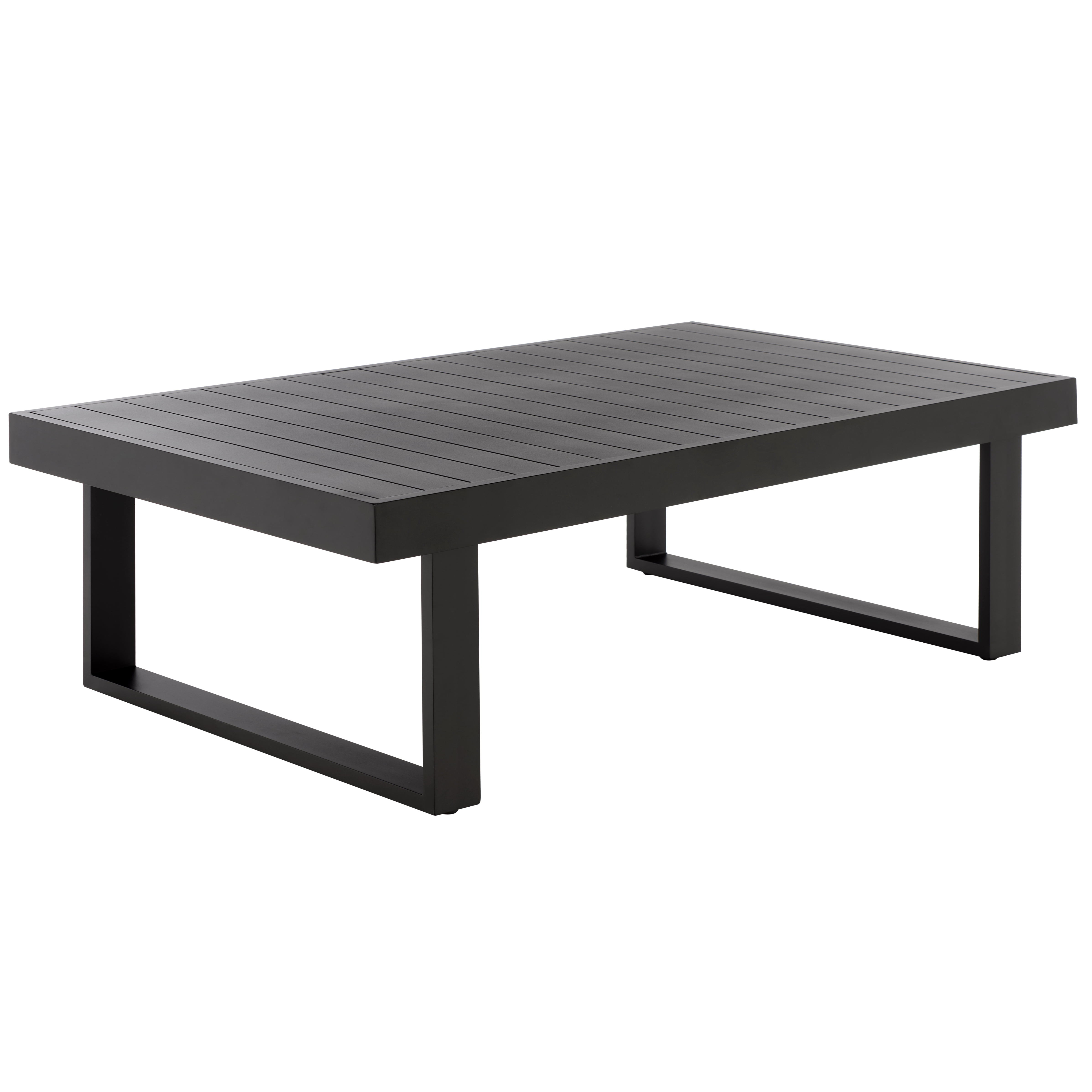 Safavieh Fash Outdoor Morden Metal Coffee Table, Black