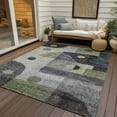 thumbnail image 6 of Addison Rugs Chantille Indoor/Outdoor Transitional Geometric Aloe Washable Rectangle Rug, 10' x 14', 6 of 6