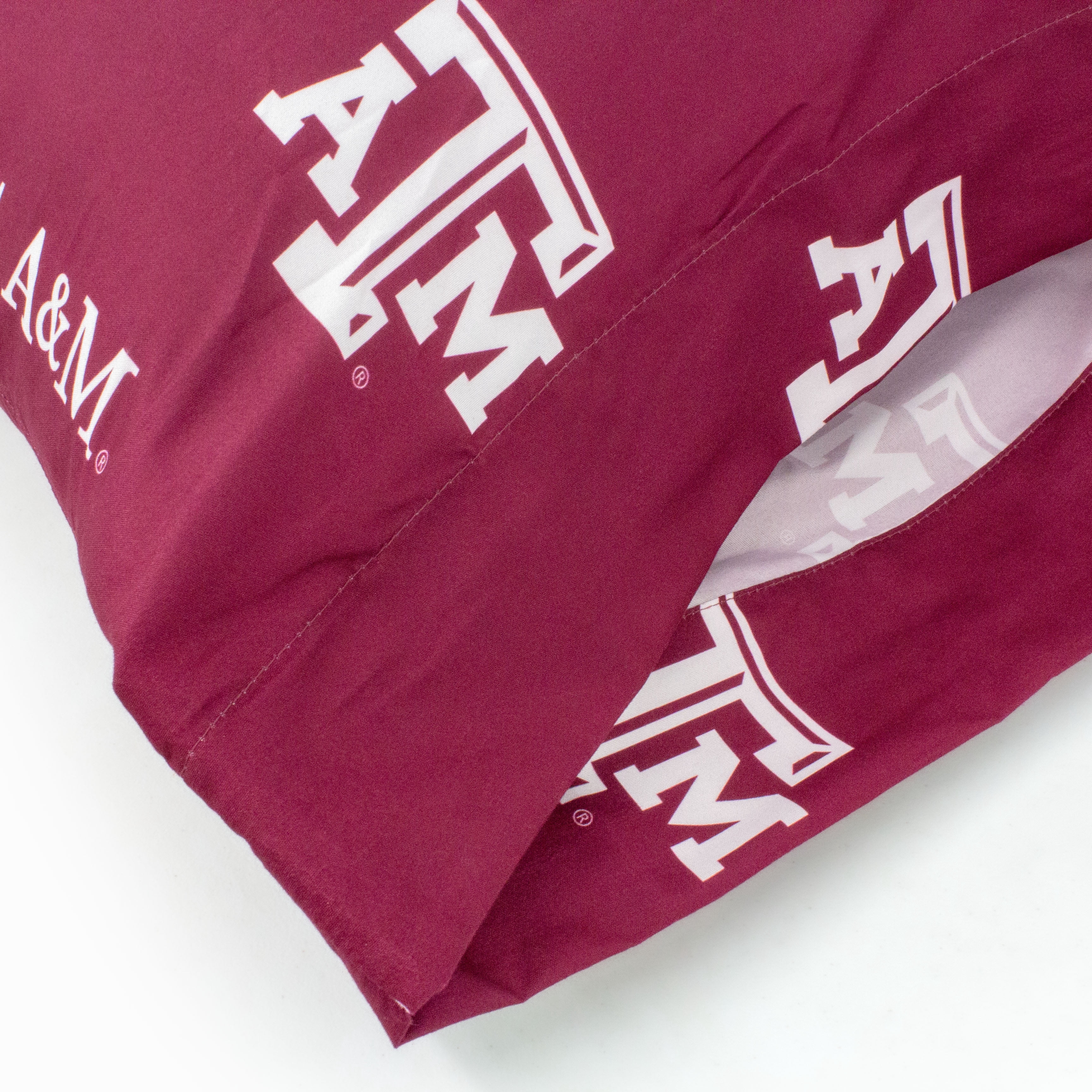 Texas A&M Aggies Pillowcase Pair, Standard, 20" x 30" (2 Standard Pillowcases)