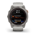 thumbnail image 2 of fenix 7X Pro Sapph Sol Ti w/Gray/Orange Band Garmin fenix 7X Pro, 2 of 9