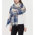 thumbnail image 2 of Wander Agio Women's Fashion Long Shawl Big Grid Winter Warm Lattice Large Scarf, 2 of 3