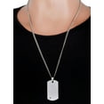 thumbnail image 4 of Coastal Jewelry Men's Diamond Accent Tungsten Carbide Dog Tag Necklace, 4 of 5