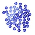 thumbnail image 2 of Marking Tag, Durable Round Labels Numbered Label Convenient Practical  For Farmer For Various Livestock Inbeekeeping Animal Husbandry 1-50,51-100, 2 of 8
