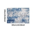 thumbnail image 5 of 8'x10' washable area rug for living room, modern abstract printed rug, home decorative rug for bedroom and dining room, non-slip indoor rug, blue, 5 of 7