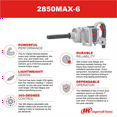 thumbnail image 2 of Ingersoll Rand 2850MAX-6, Pneumatic Impact Wrench, 5500 RPM, 2 of 5