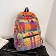 thumbnail image 2 of Mochila para Mujer Correa Ajustable Computadora Portátil Con Múltiples Bolsillos () Azul, 2 of 5