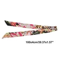 thumbnail image 4 of Unique Bargains 1 Pc Scarf Headband Flower Leopard Neck Scarf for Women Black, 4 of 5