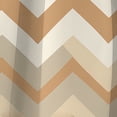 thumbnail image 4 of Designart "Soft Chevron Tranquility" Chevron Blackout Curtain Single Panel, 4 of 4