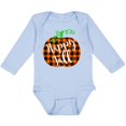 thumbnail image 3 of Inktastic Happy Fall Plaid Pumpkin Boys or Girls Long Sleeve Baby Bodysuit, 3 of 5