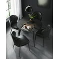 thumbnail image 3 of VASAGLE EKHO Collection - Dining Chairs Set of 2, Upholstered Kitchen Chairs, Comfortable Seat, Synthetic Leather with Stitching, Mid-Century Modern, Easy Assembly, Living Room Lounge, 3 of 5