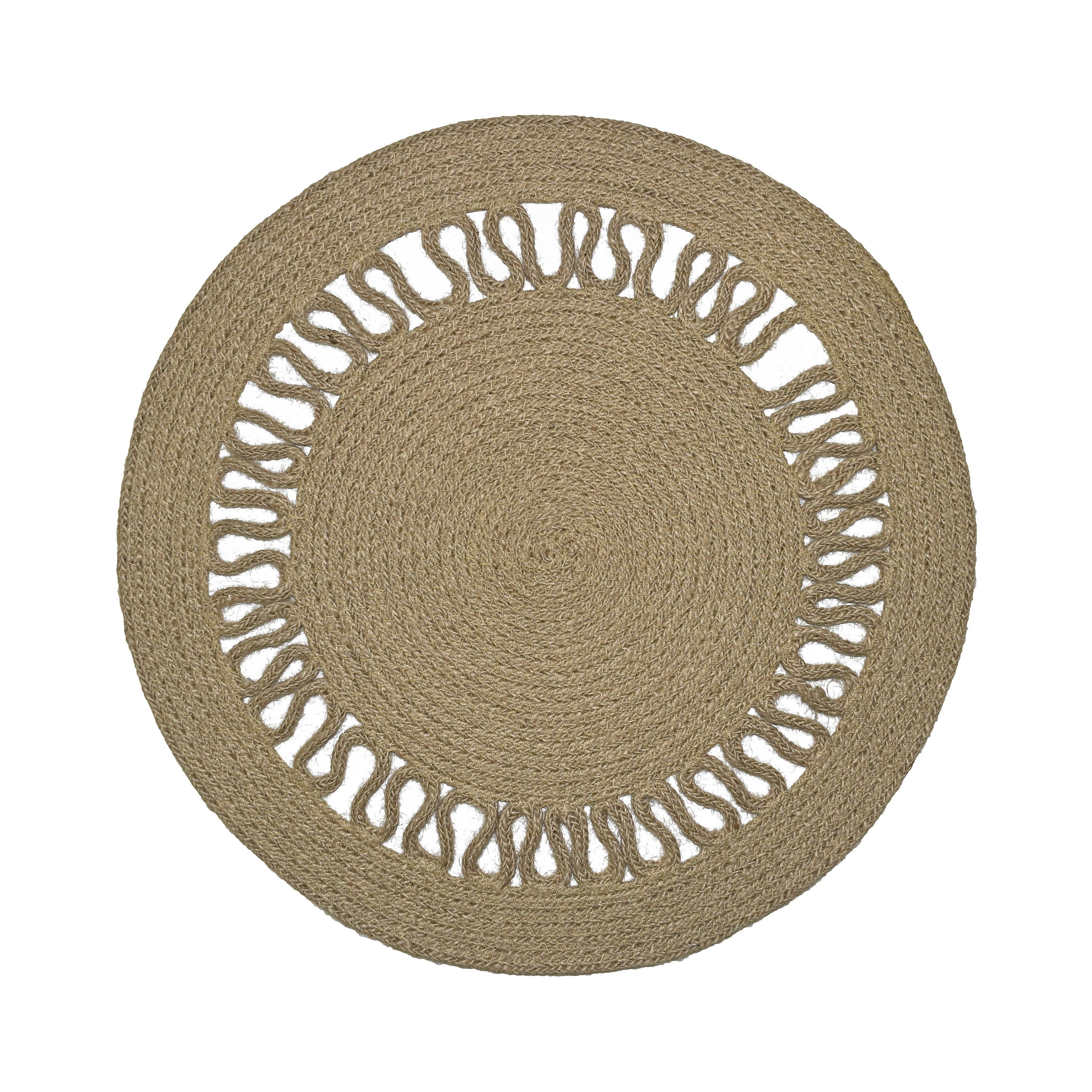 Better Homes & Gardens Natural Round Jute Placemat