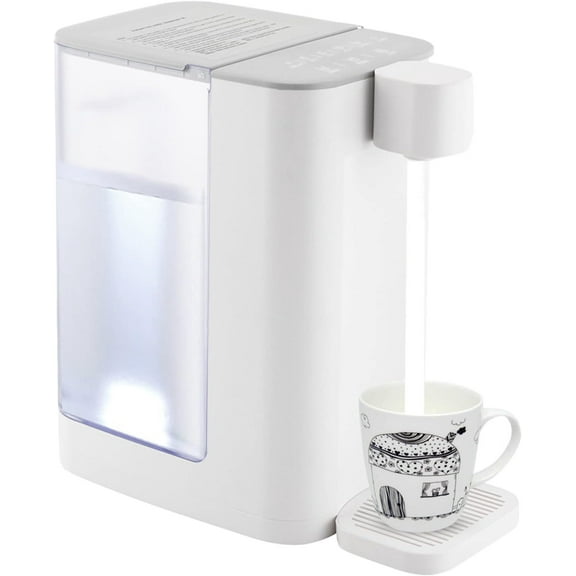 Instant Hot Water Dispenser, 1600W 3L/102oz Electric Kettles Instant Hot Water Dispenser w/Temperature Control & Luminous Light & Safety Lock for Various Occasions, Including Homes, Offices