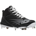 thumbnail image 6 of New Balance Men's Fuel Cell 4040V6 Mid Metal Baseball Cleats Black/White D 11.5, 6 of 6