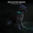 thumbnail image 5 of Jumpress Reflective Dog Collar and Leash set, Durable Padded Large Dogs Collar and 5ft Leash, Teal,L, 5 of 7