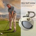 thumbnail image 1 of Funda protectora de golf de piel de vaca para deportes de golfsoporte para bolsa de pelota (blanco) Ndcxsfigh Nuevos Originales, 1 of 9