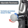 thumbnail image 3 of DMI Compact Hand Exercise Grip Strengtheners with Adjustable Weight Resistance from 10-130lbs, Grip Tracker keeps Track of Number of Squeezes, FSA & HSA Eligible, Set of 2, 3 of 6