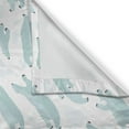 thumbnail image 3 of Ambesonne Bear Kitchen Curtains, Swimming Polar Bears Sea, 55"x45", Almond Green White, 3 of 3