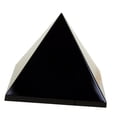thumbnail image 4 of Figura de pirámide de piedra de cristal, decoración para el hogar y la Oficina, decoración de pirámide coleccionable Negro, 4 of 8
