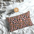 thumbnail image 3 of Salouo Leopard Pattern Pillow Cases,1PC Pillow Covers with Envelope Closure Decorative Pillow Case for Bed Couch,Pillows Not Included-14"x20", 3 of 6
