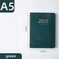 thumbnail image 3 of Cubierta de material cuero de bricolaje Yotijar Cuaderno de agenda 2022 Nota Recordatorio, 3 of 10