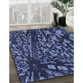 thumbnail image 2 of Ahgly Company Indoor Rectangle Patterned Night Blue Area Rugs, 2' x 5', 2 of 6