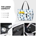 thumbnail image 3 of Disketp Penguin Winter Fun Large Capacity Beach Bag, Waterproof Sandproof Beach Swim Pool Bag Tote Bag for Women, 3 of 7