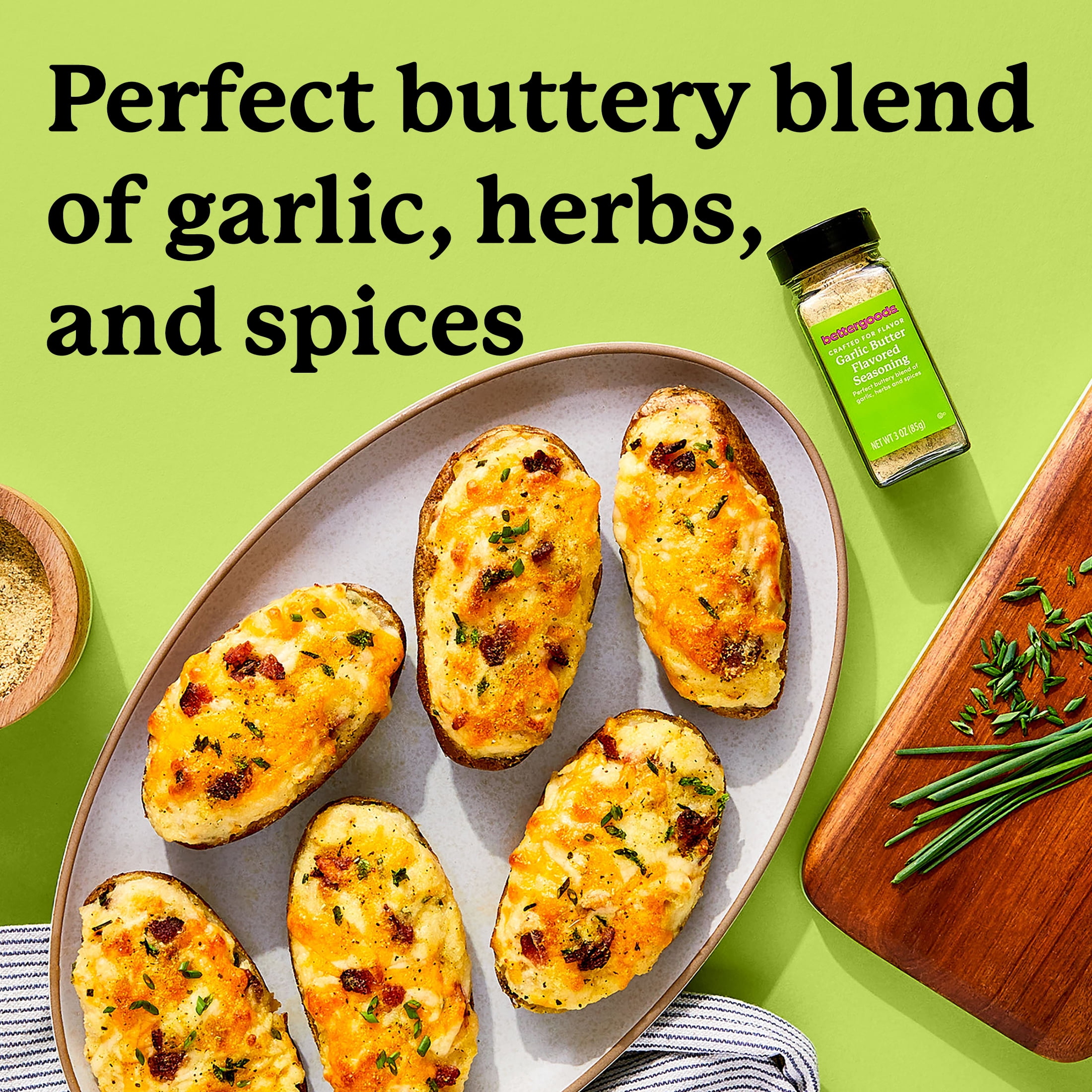 bettergoods Garlic Butter Flavored Seasoning, 3 oz